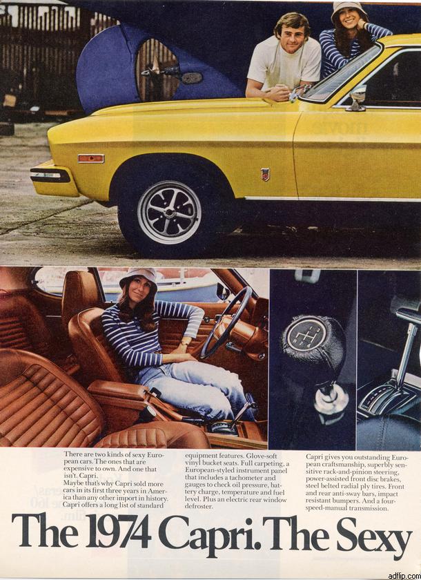 1974 Mercury Auto Advertising